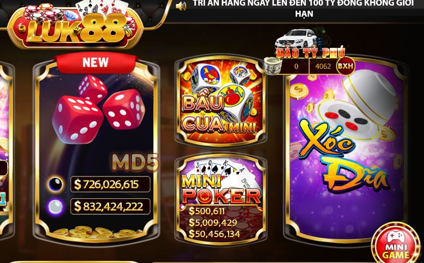 tài xỉu game luk88 vin có bịp không