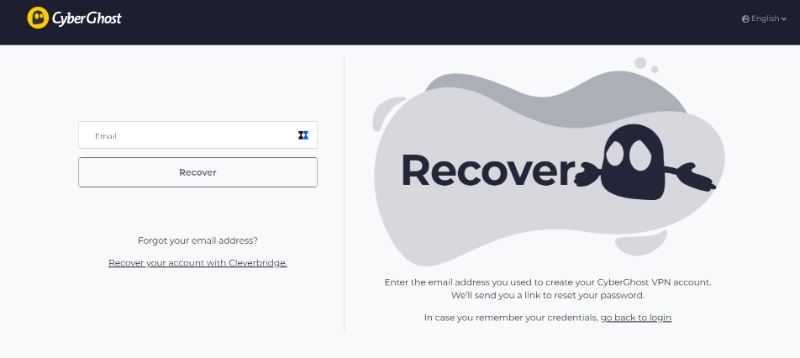 Đăng ký đăng nhập Cyberghost