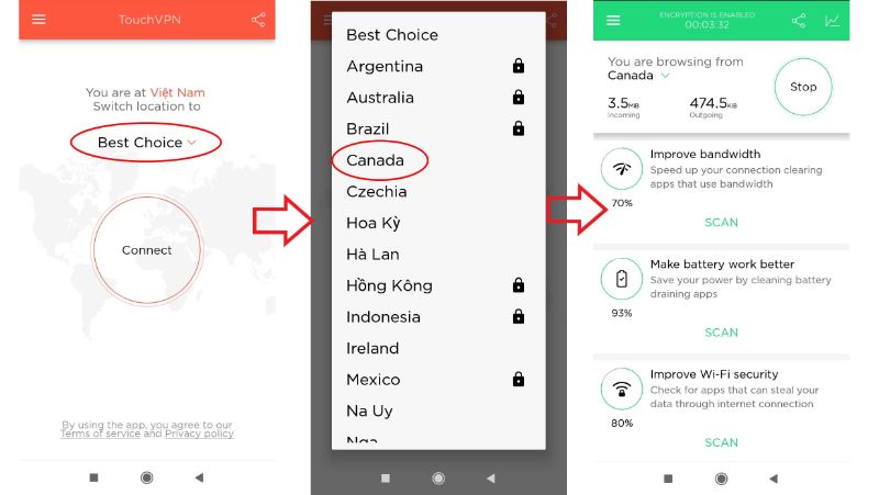 Thiết lập IP ảo