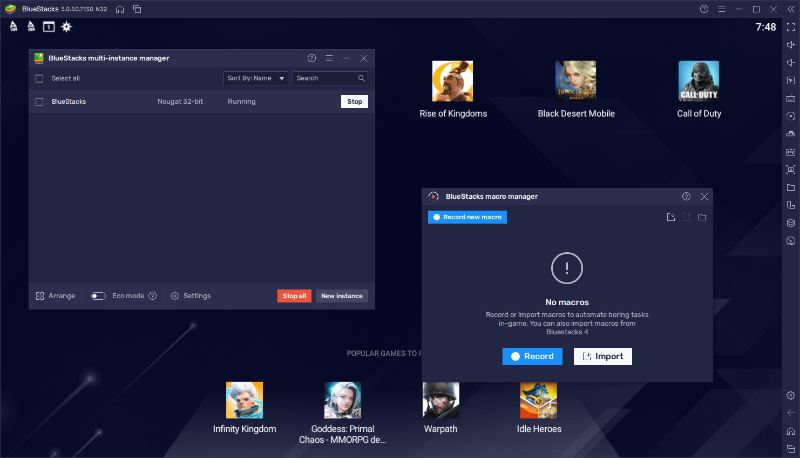 Yêu cầu cấu hình tải Bluestack cho máy tính