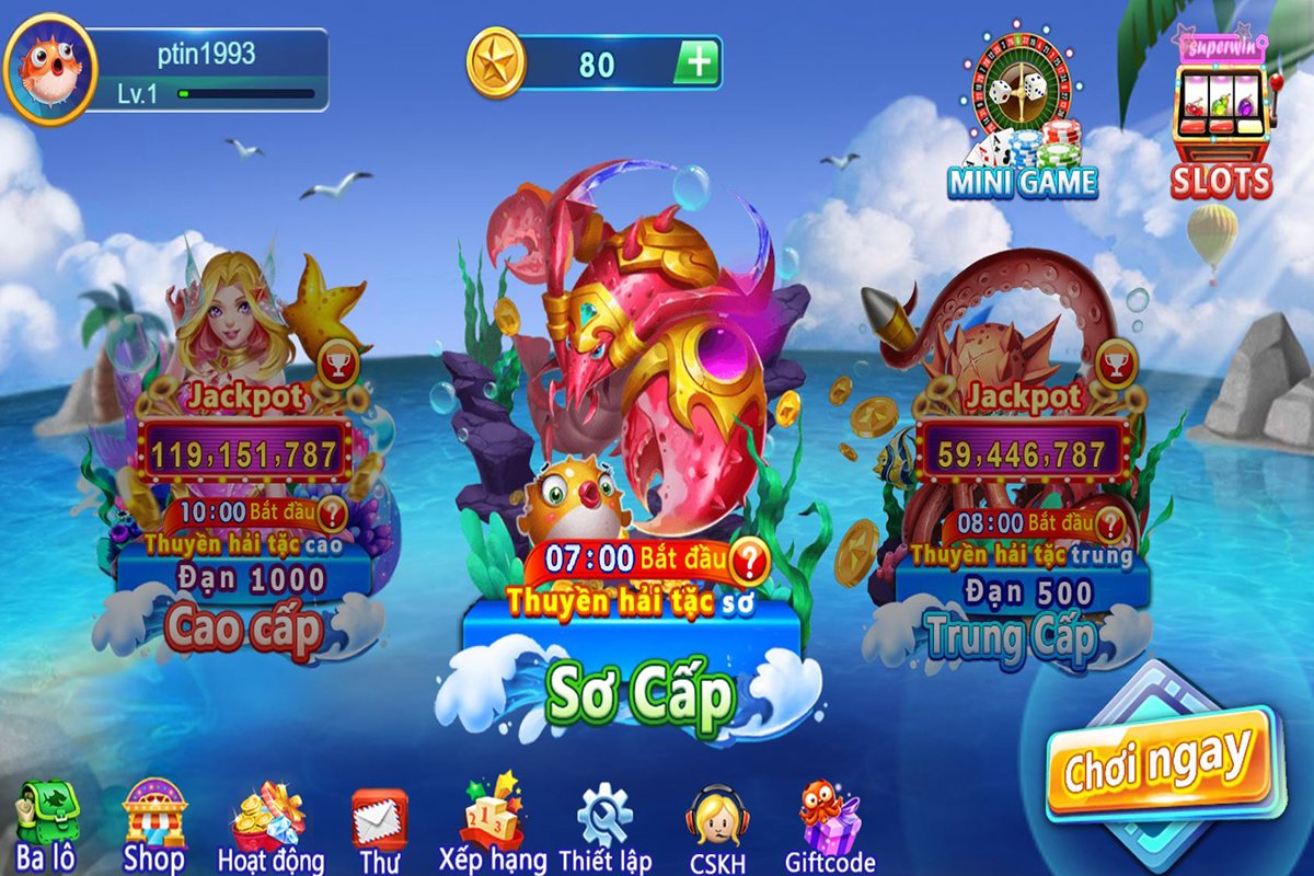 Đa dạng game bắn cá khác nhau tại Bancah5